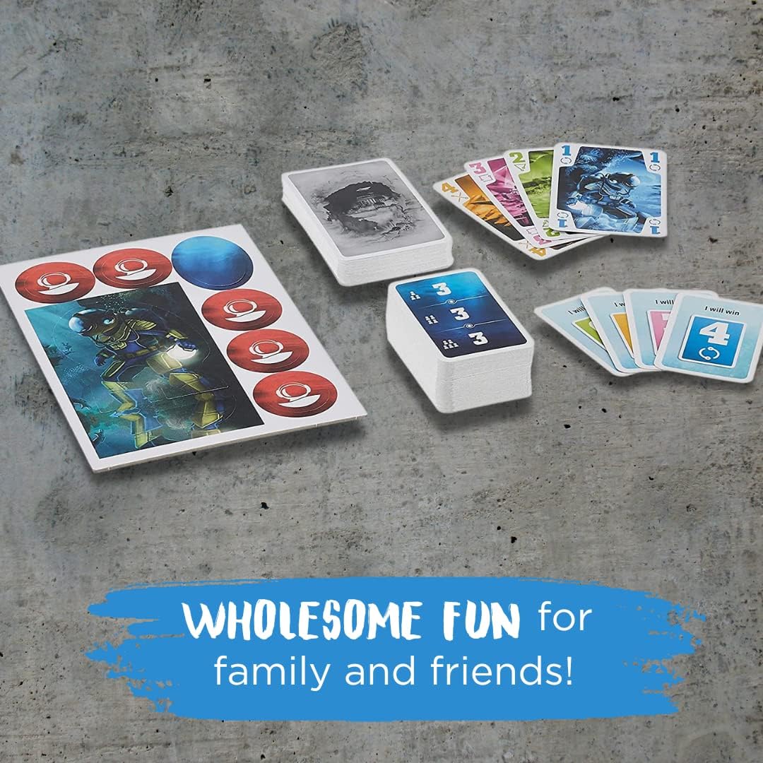 Thames & Kosmos The Crew: Mission Deep Sea, Cooperative Card Game, Family Games for Game Night, Games for Adults and Kids, For 2 to 5 Players, Ages 10+