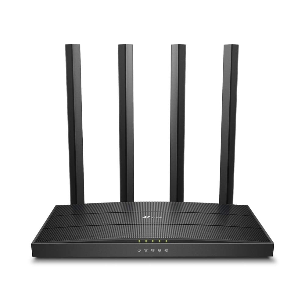 TP-Link AC1200 Wireless Dual Band Full Gigabit Wi-Fi Router, Wi-Fi Speed Up to 867 Mbps/5 GHz + 300 Mbps/2.4 GHz, 4+1 Gigabit Ports, Dual-Core CPU, Parental Control, Easy setup (Archer C6