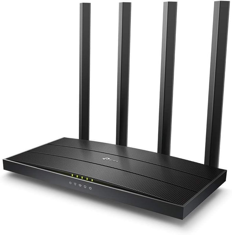 TP-Link AC1200 Wireless Dual Band Full Gigabit Wi-Fi Router, Wi-Fi Speed Up to 867 Mbps/5 GHz + 300 Mbps/2.4 GHz, 4+1 Gigabit Ports, Dual-Core CPU, Parental Control, Easy setup (Archer C6
