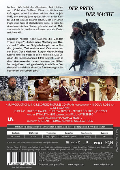 Eureka - Remastered Edition / Nicolas Roegs virtuoser Thriller mit absoluter Starbesetzung (Pidax Film-Klassiker