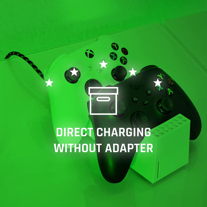 snakebyte Xbox One BATTERY:KIT - weiß - 2 Akkus à 800mAh - kompatibel mit allen Xbox One Controller Varianten & snakebyte Twin Charge X Ladestation - inkl. 2m Y-Ladekabel