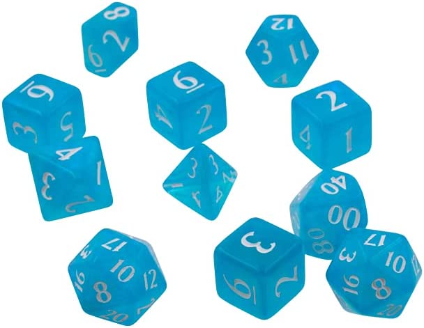 Ultra Pro E-15563 RPG Dice Set, Blue