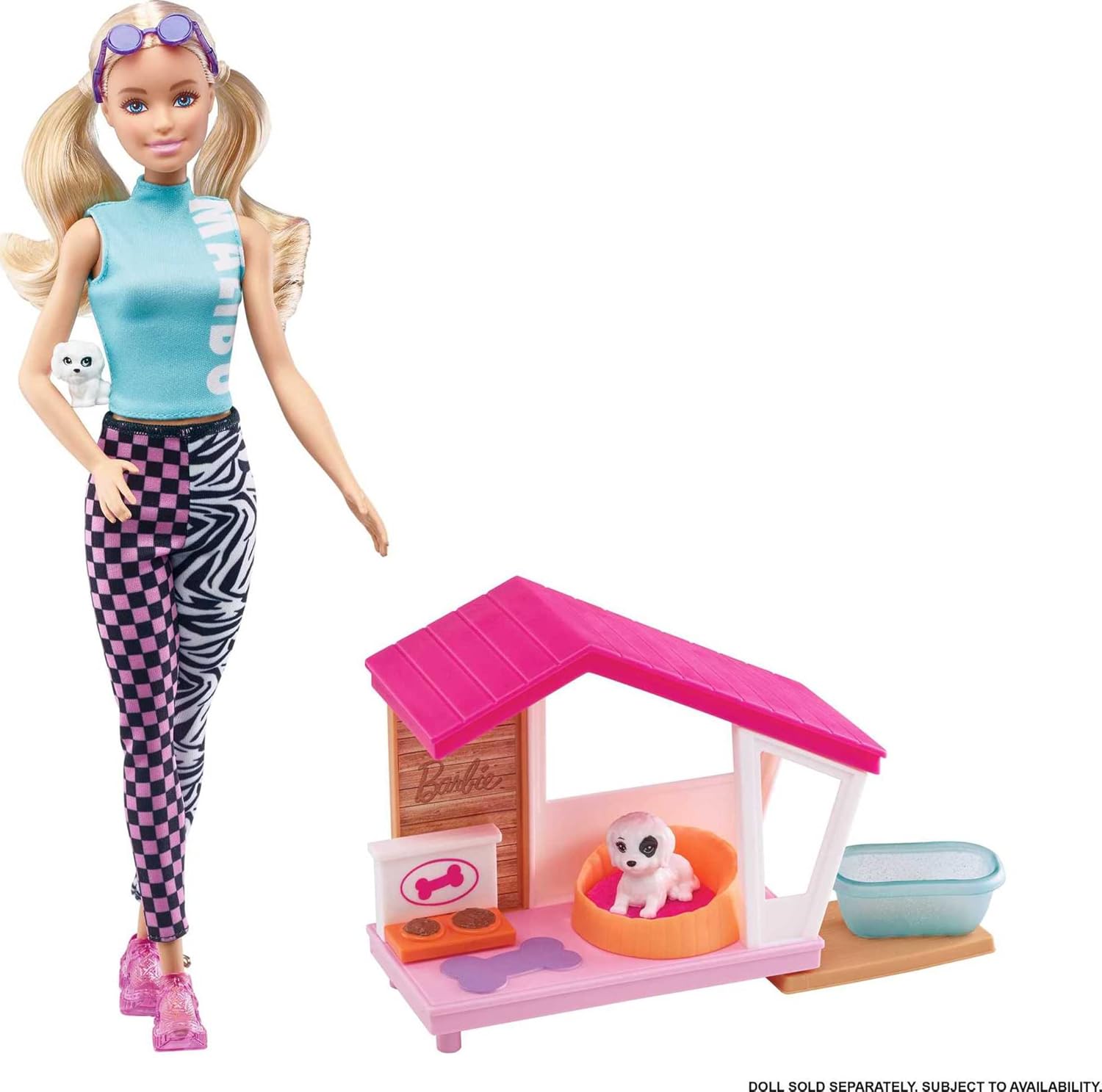 Barbie Mini Playset with Pet,Black