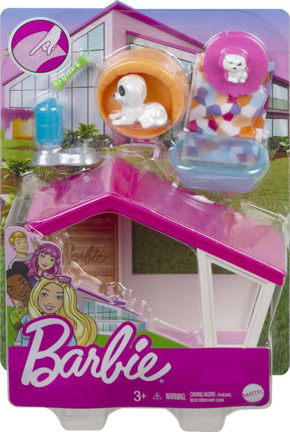 Barbie Mini Playset with Pet,Black