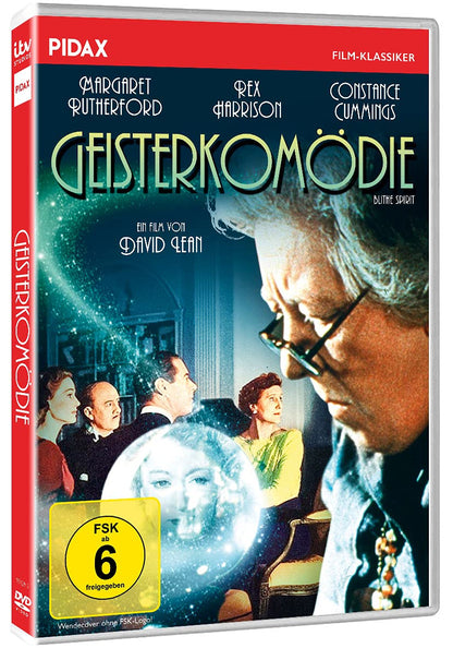 Geisterkomödie (Blithe Spirit) / Oscar-preisgekrönte Kultkomödie mit Margaret Rutherford (bekannt als "Miss Marple") (Pidax Film-Klassiker