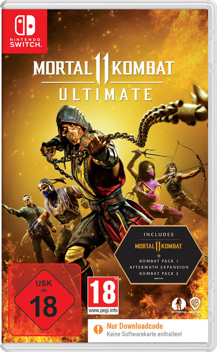 Nintendo Mortal Kombat 11 Ultimate Switch USK18 Code in der Box