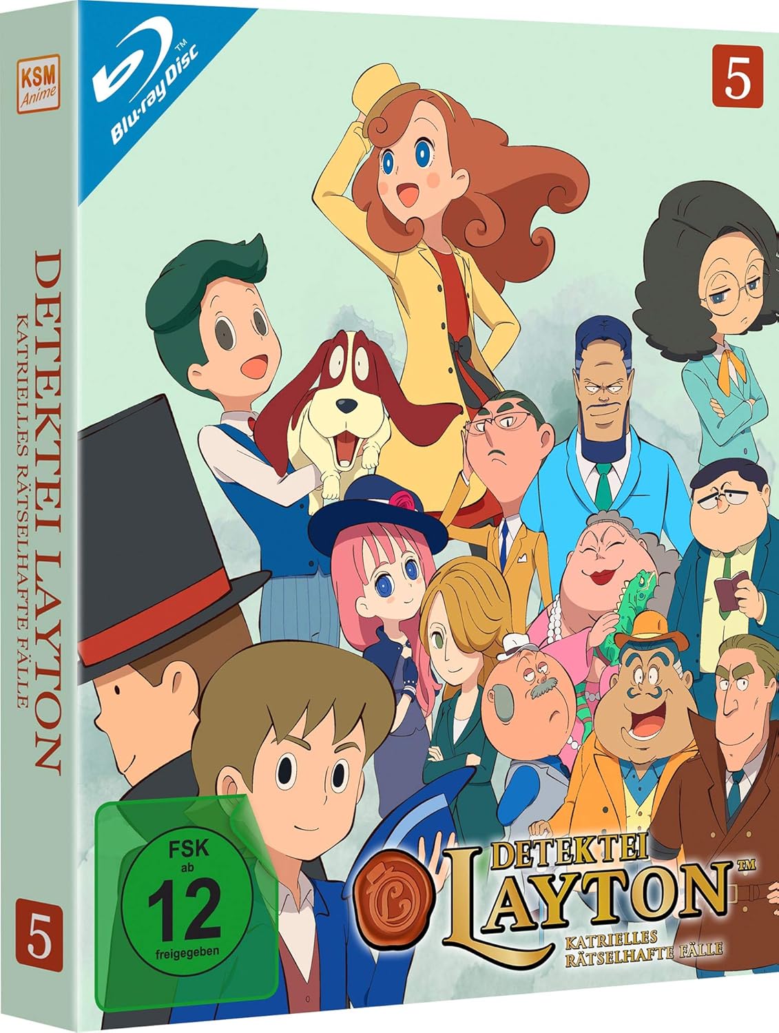 Detektei Layton - Katrielles rätselhafte Fälle. Vol.5, 2 Blu-ray