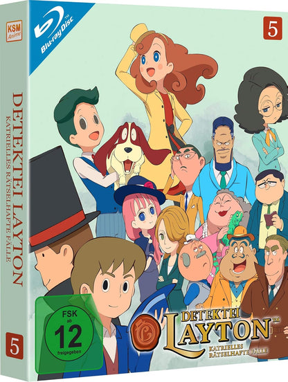 Detektei Layton - Katrielles rätselhafte Fälle. Vol.5, 2 Blu-ray