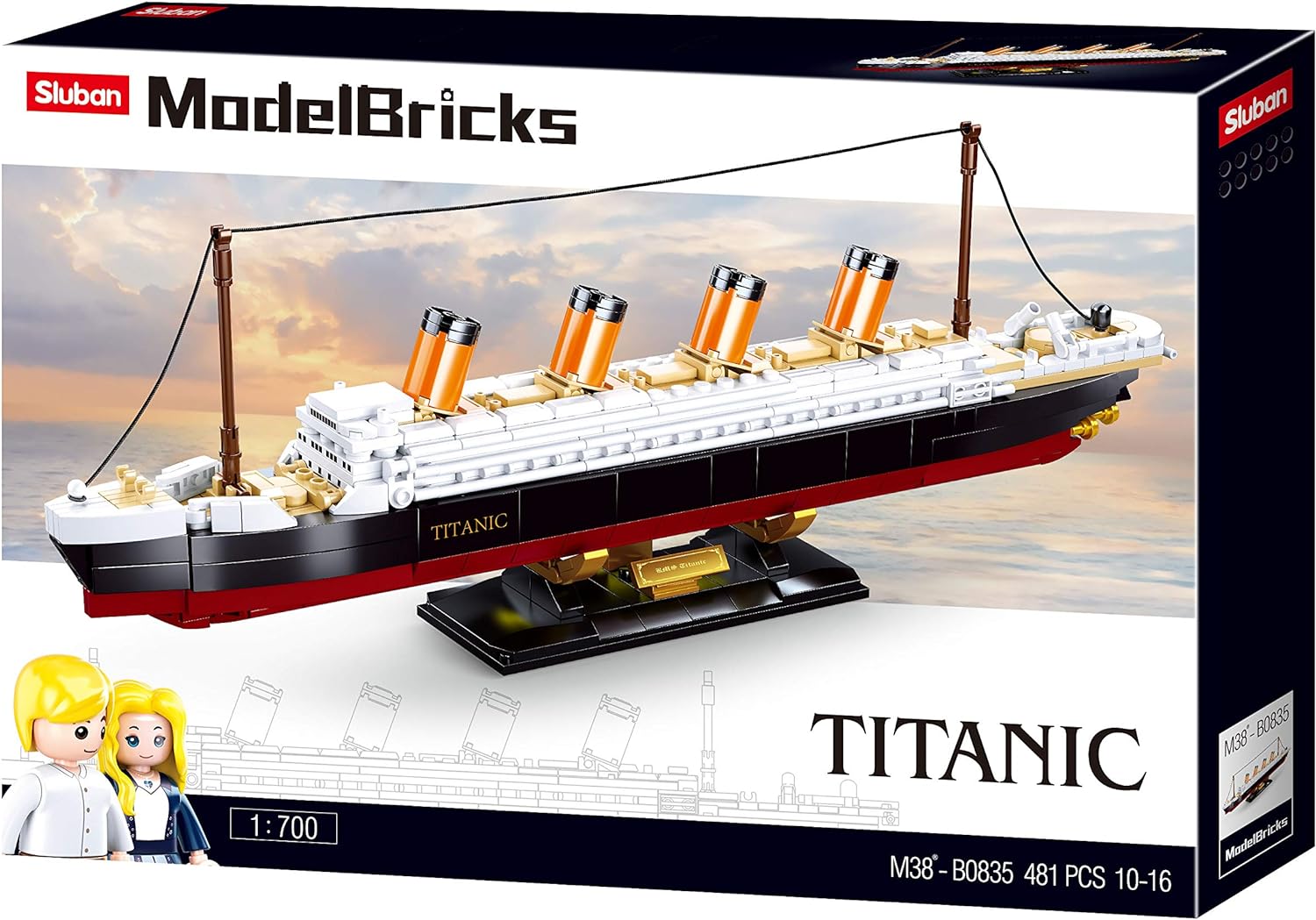 Sluban M38-B0835 Modelbricks-Titanic 1:700