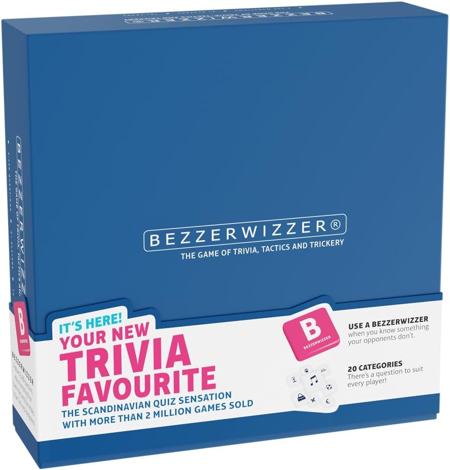 Bezzerwizzer, Board Game, Ages 14+, 2 to 12 Players, 45 Minutes Playing Time, UK Edition