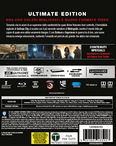 Batman V Superman: Dawn Of Justice (4K Ultra-HD