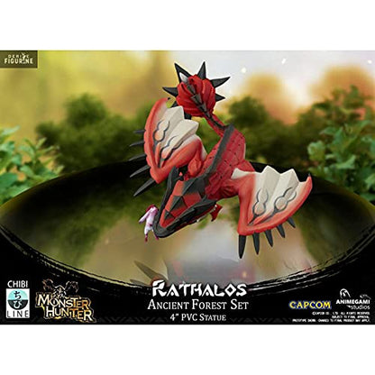 Animegami Monster Hunter Rathalos Figurine, Color Rosso, Extra Large (AGS-CAPMHAFARR