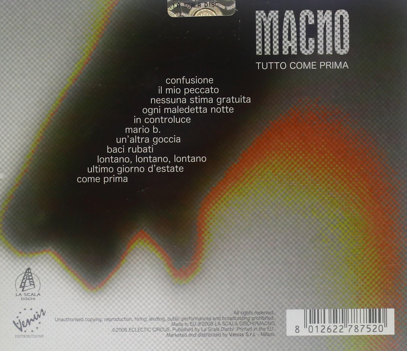 Tutto Come Prima (Euro 13
