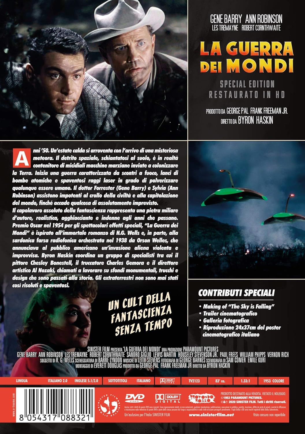 La Guerra Dei Mondi - Spec.Edit.(Restaurato In Hd) (Dv+Poster 24X37Cm