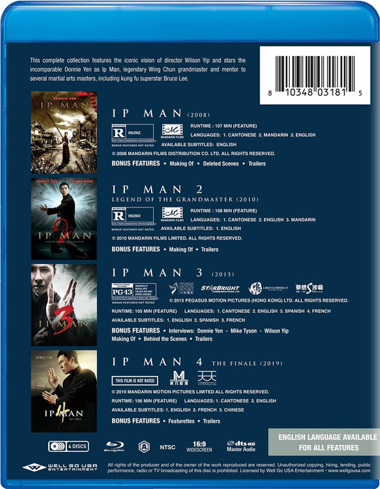 Ip Man 4-Movie Collection