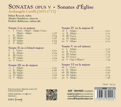 Arcangelo Corelli - Sonates d'Église opus V