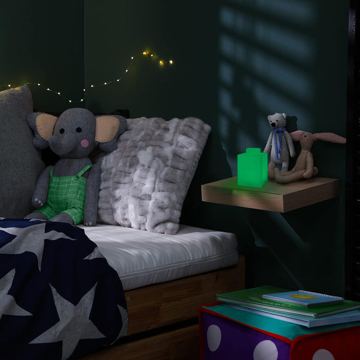 LEGO - Silicone Brick - Night Light w/LED - Green