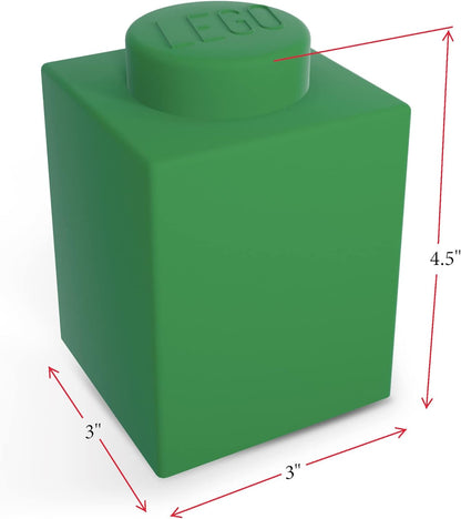 LEGO - Silicone Brick - Night Light w/LED - Green