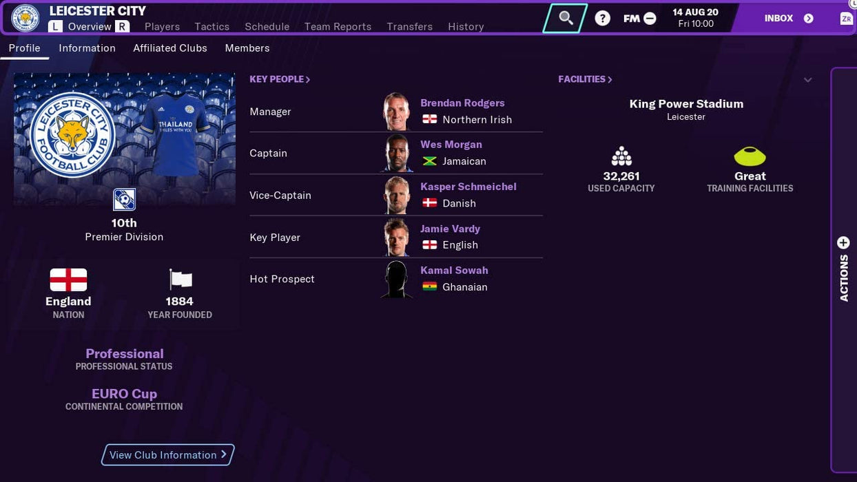 Football Manager 21 FR CIAB Switch (English ingame