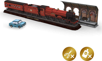 University Games 7635 Harry Potter Hogwarts Express Set 3D Puzzle