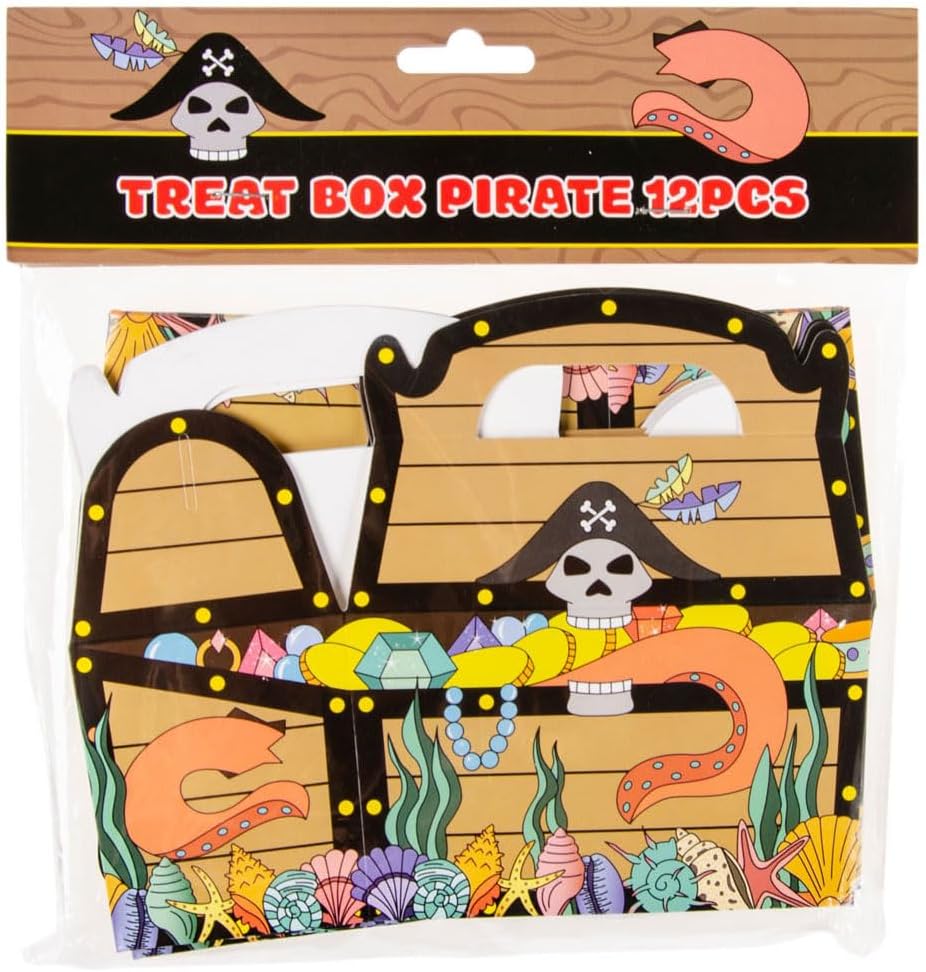 LG-Imports 20 cm Pirate Treatment Box (Pack of 12