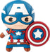MONOGRAM MONOGRAM 68494 Captain America 3D-Schaumstoff-Magnet Spiel, Mehrfarbig