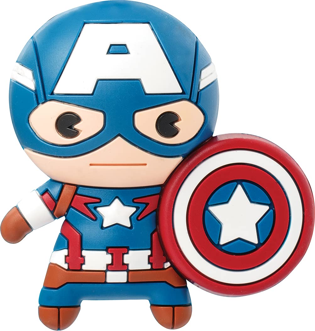 MONOGRAM MONOGRAM 68494 Captain America 3D-Schaumstoff-Magnet Spiel, Mehrfarbig
