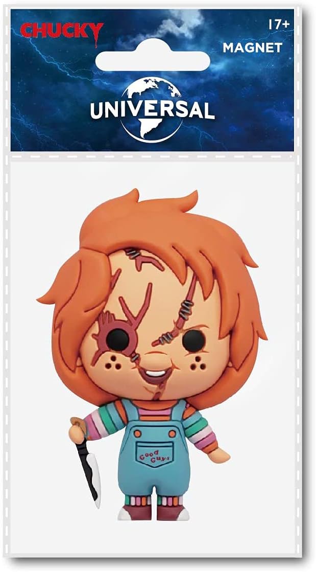 Universal 76049 Chucky 3D Foam Magnet Spiel, Mehrfarbig, S