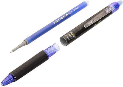 PIlot Frixion Point Clicker Retractable Erasable Roller Ball Pen - 0.5mm Synergy Tip - Blue Ink - Each