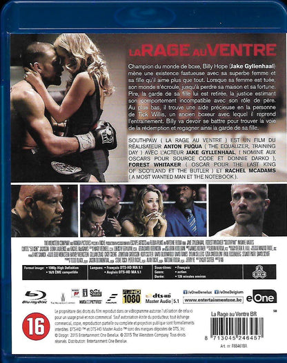 Rage Au Ventre La (Southpaw) (Blu-ray) (Geen Nederlandse ondertiteling)
