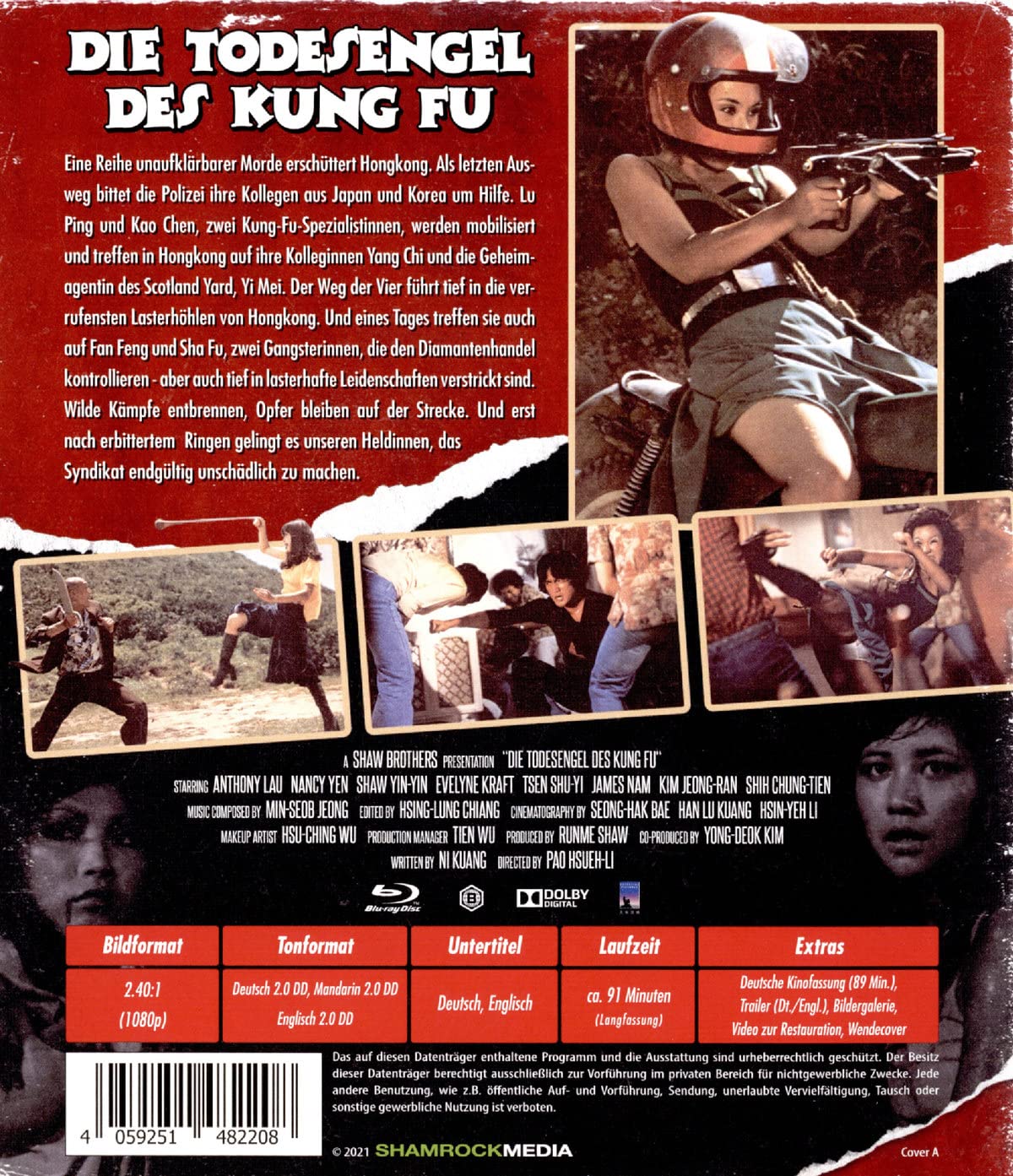 DIE TODESENGEL DES KUNG FU-COVER A-BD