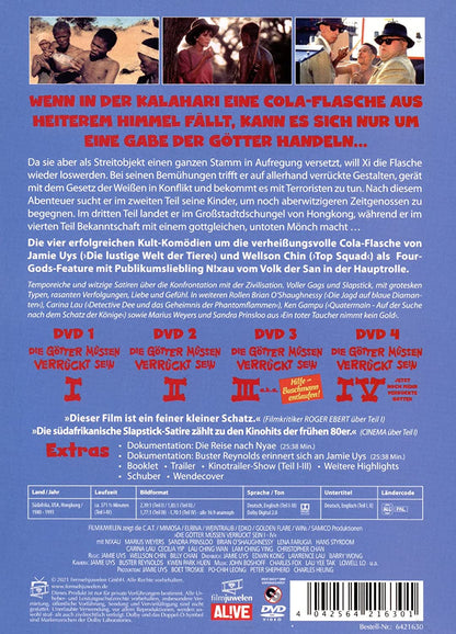 Die Götter müssen verrückt sein I-IV - Four Gods Feature