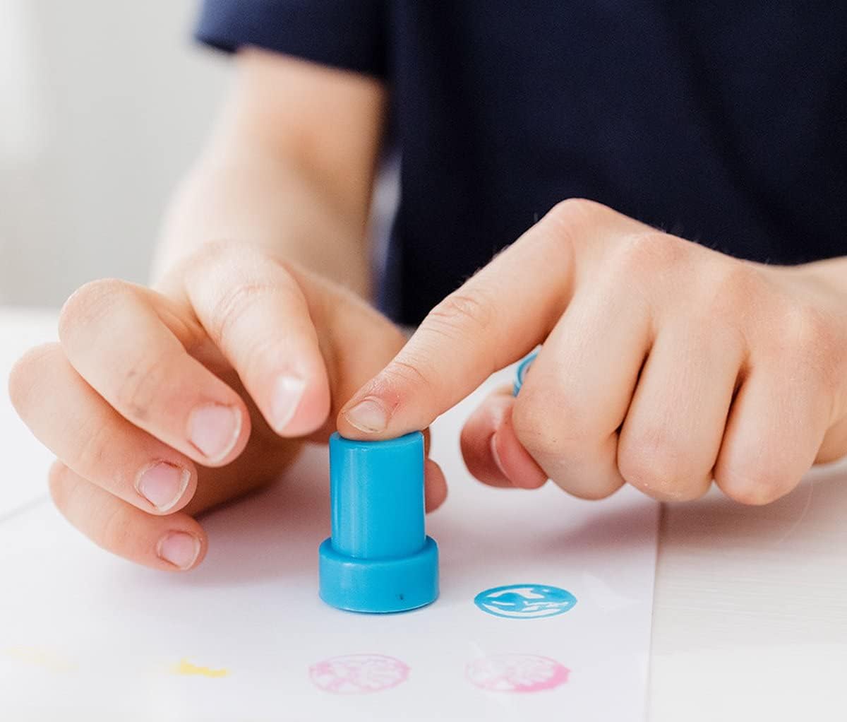 Stamp Set - Self-Inking Stamps in Various Paw Patrol Motifs by Chase, Marshall, Skye, Rubble, Zuma - Gift for Children