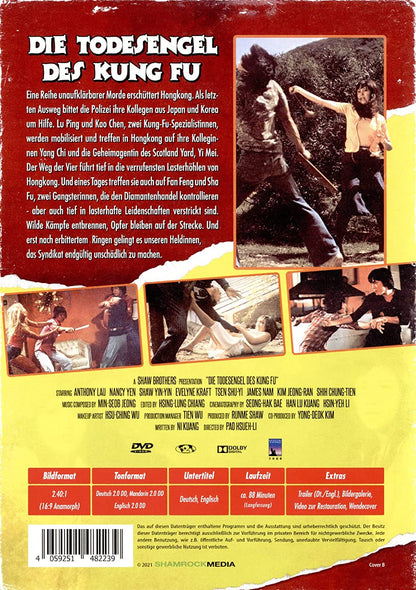 Shaw Brothers - Todesengel des Kung Fu (Deadly Angels) - DVD - Cover B