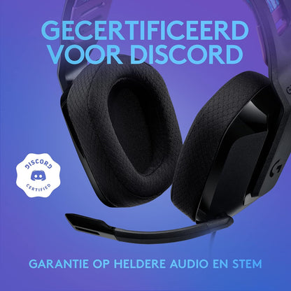 Logitech G G335 Wired Gaming Headset, with Microphone, 3.5mm Audio Jack, Comfortable Memory Foam Earpads, Lightweight, Compatible with PC, PlayStation, Xbox, Nintendo Switch - Black Wired (3.5mm) Blac