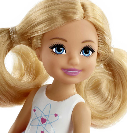 Barbie RHYTHMIC GYMNAST (BLONDE) DOLL & Chelsea Travel Doll, Blonde, With Puppy, Carrier & Accessories, For 3 To 7 Year Olds, FWV20