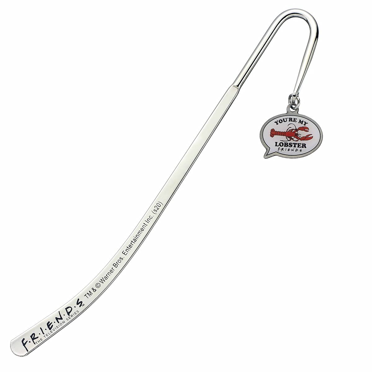 Carat The Shop Friends TV Show You're My Lobster Bookmark FTBM013, silver