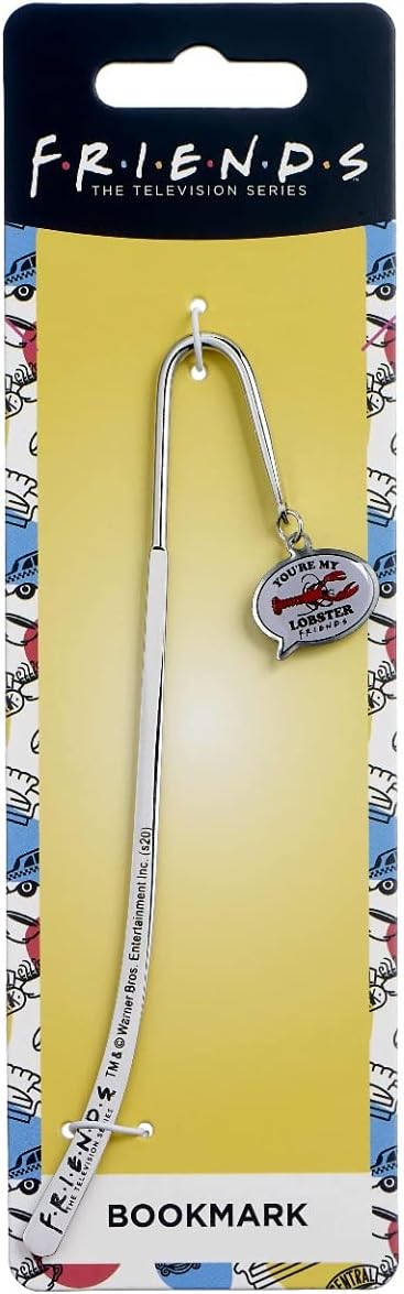 Carat The Shop Friends TV Show You're My Lobster Bookmark FTBM013, silver