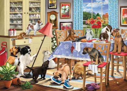 JIGSAW RECTANGULAR - DOGS IN THE DINING