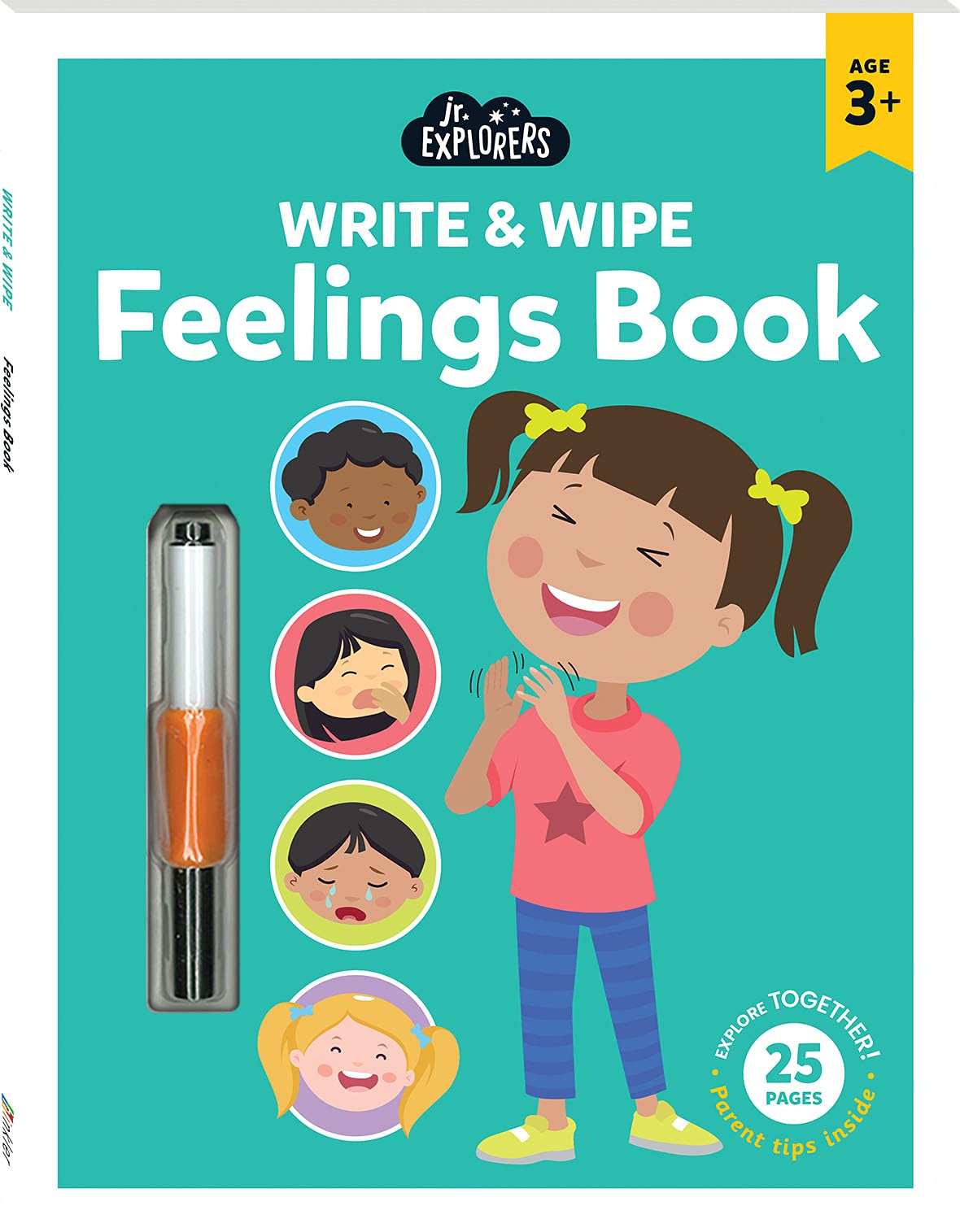 Junior Explorers Write and Wipe Feelings Book