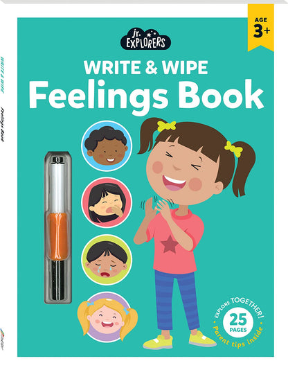 Junior Explorers Write and Wipe Feelings Book