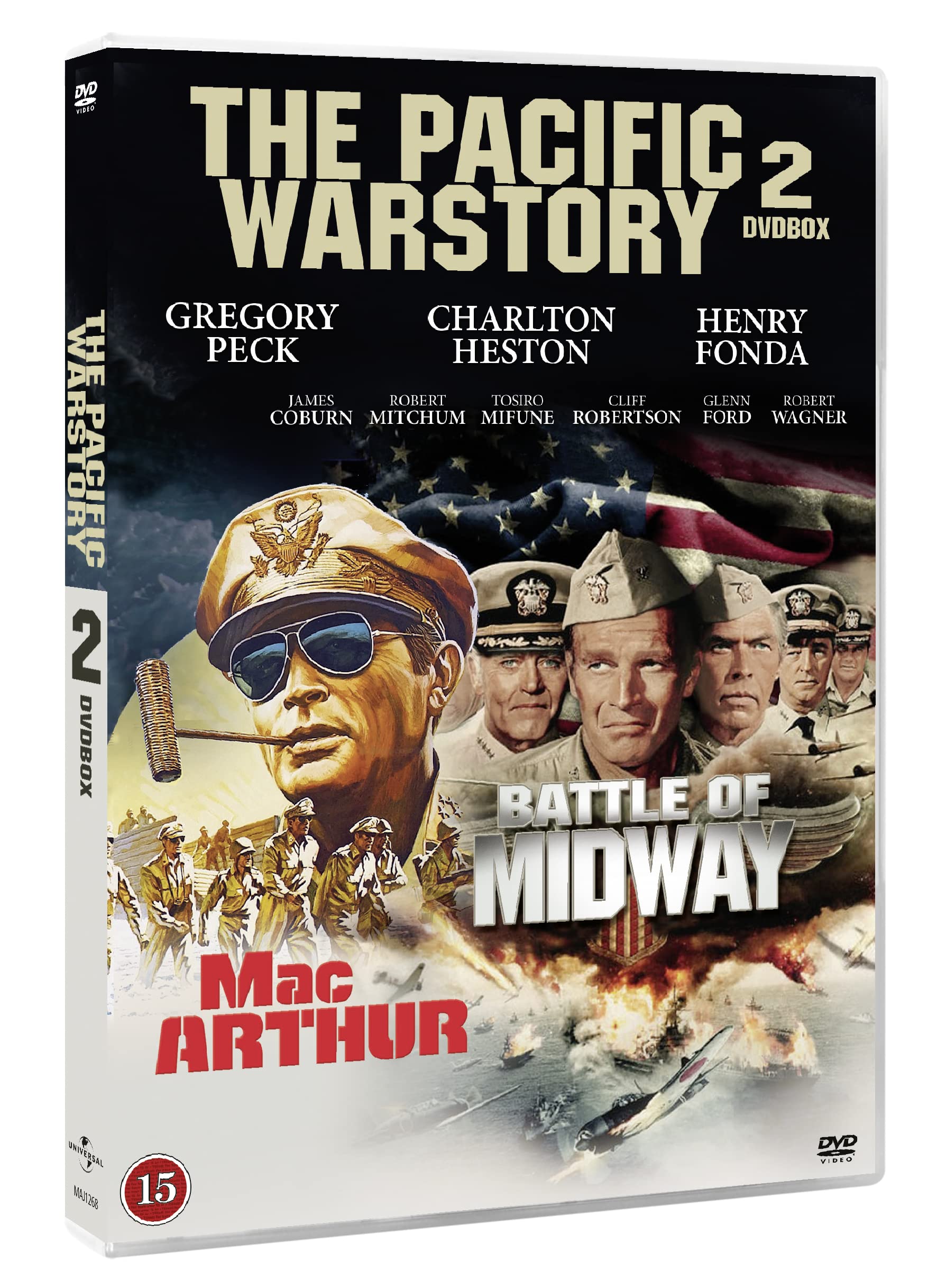 The Pacific War Story - 2 Disc Box Set Contains Midway And Macarthur Movie (Limited Edition)