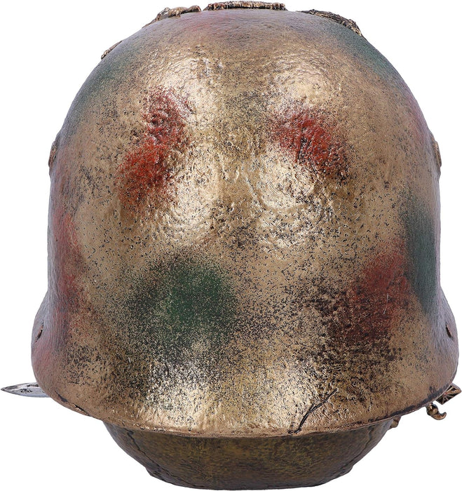 Nemesis Now Slayer Helmet Skull Trinket Box 17.5cm, Resin, Bronze, Officially Licensed Slayer Merchandise, Skull Trinket Box, Spacious Yet Stylish, Cast in the Finest Resin, Expertly Hand-Painted