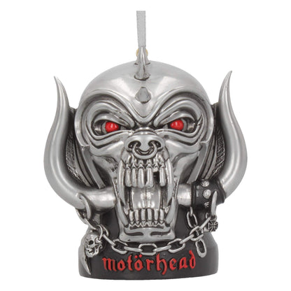 Nemesis Now Officially Licensed Motorhead Warpig Hanging Festive Decorative Ornament, polyresin, Silver, 9cm