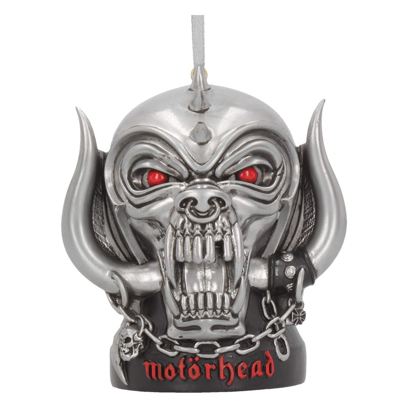 Nemesis Now Officially Licensed Motorhead Warpig Hanging Festive Decorative Ornament, polyresin, Silver, 9cm