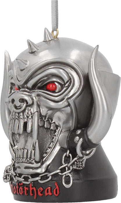 Nemesis Now Officially Licensed Motorhead Warpig Hanging Festive Decorative Ornament, polyresin, Silver, 9cm