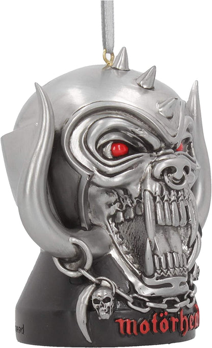 Nemesis Now Officially Licensed Motorhead Warpig Hanging Festive Decorative Ornament, polyresin, Silver, 9cm