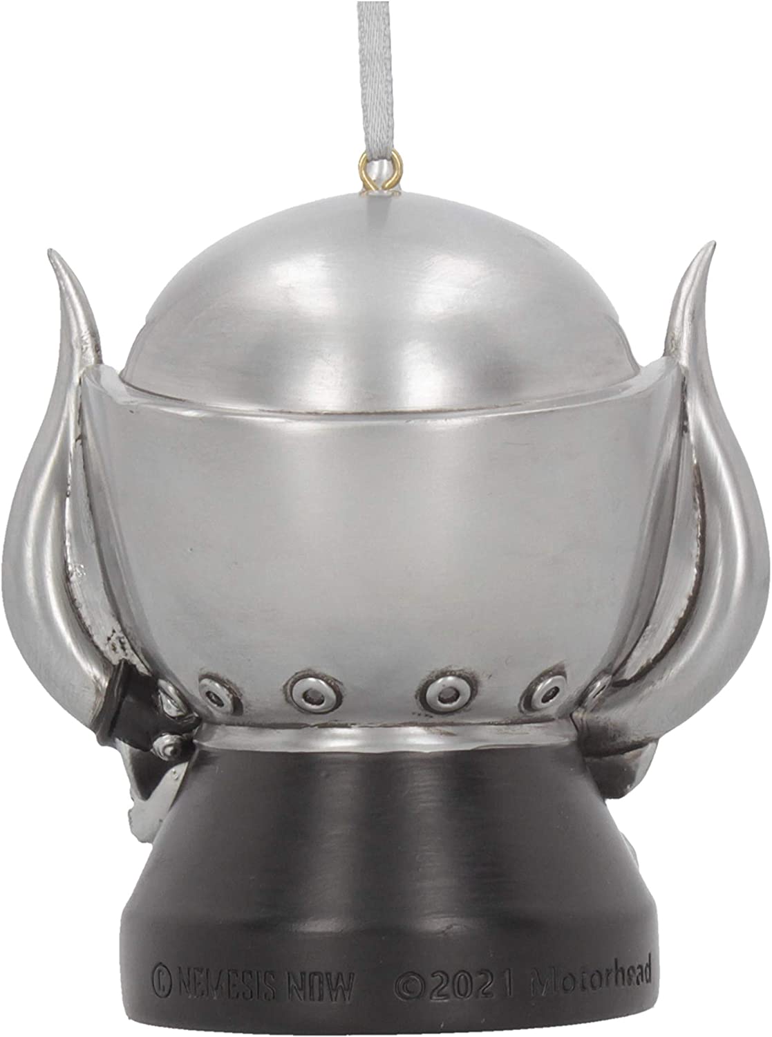 Nemesis Now Officially Licensed Motorhead Warpig Hanging Festive Decorative Ornament, polyresin, Silver, 9cm