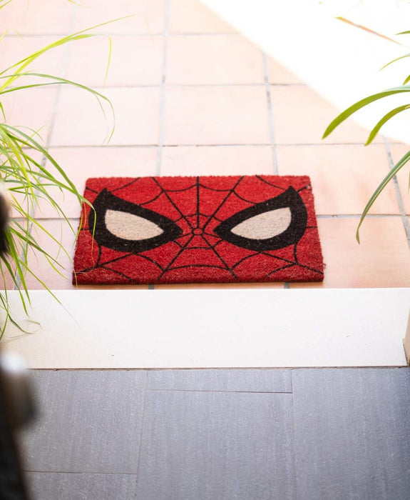 Grupo Erik Kokosmatte Fußmatte Marvel Spiderman Eyes - Schmutzfangmatte 40x60 cm - Fussmatte Lustig - Türmatte Innen