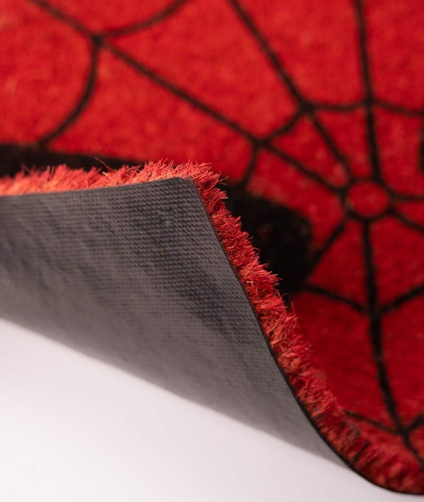 Grupo Erik Kokosmatte Fußmatte Marvel Spiderman Eyes - Schmutzfangmatte 40x60 cm - Fussmatte Lustig - Türmatte Innen